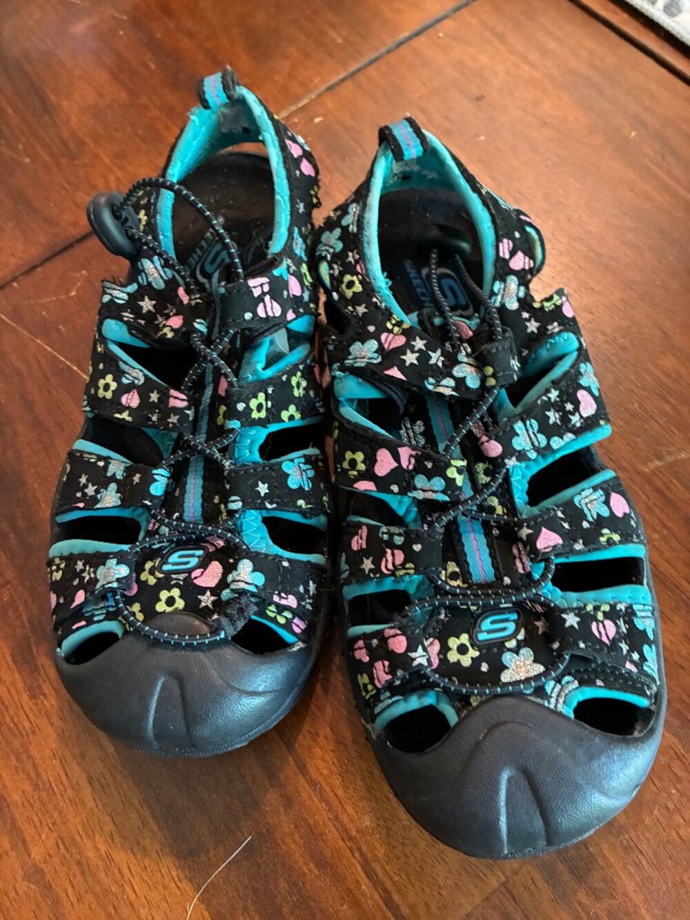 Skechers Girls Water Shoes Floral Size 12 Sandals